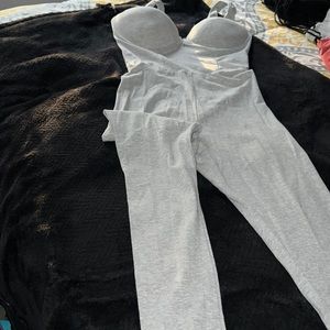 Womens Jumpsuit Padded Bra Top